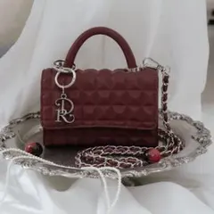 darich ダーリッチ DRチャームチョコレートハンドバッグ - メルカリ