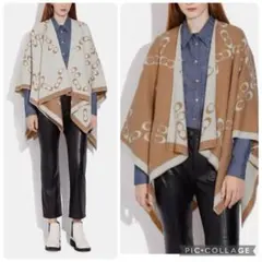 2026年最新】COACH ポンチョ・ケープコートの人気アイテム - メルカリ