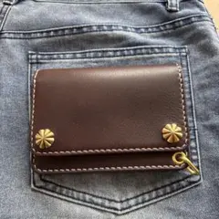 ホースハイド トラッカーウォレット ミドル 緑 3層 alps - メルカリ