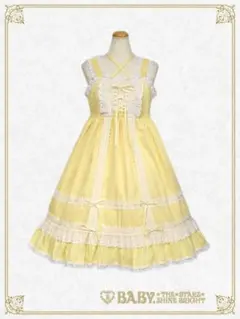 BABY シャーリングベビードールジャンパースカート エンジ - メルカリ