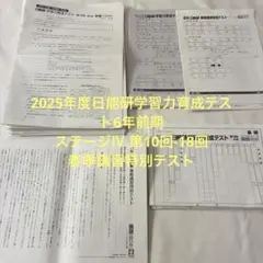 2026年最新】日能研 育成テスト 5年の人気アイテム - メルカリ