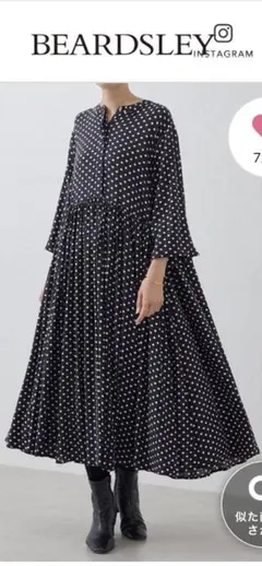 2026年最新】beardsley ドットギャザーワンピースの人気アイテム