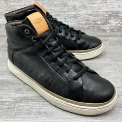 2026年最新】uggブラックレザーハイカットスニーカーの人気アイテム