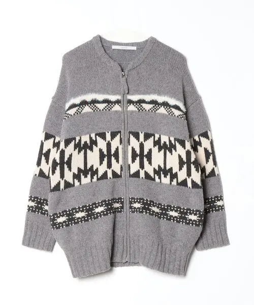 2026年最新】framework フレームワーク ジャガードzipカーディガンの