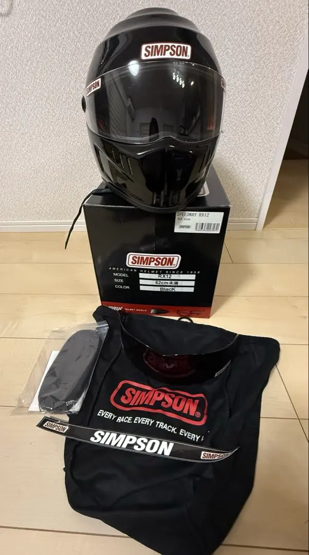 2026年最新】シンプソン ヘルメット rx12の人気アイテム - メルカリ
