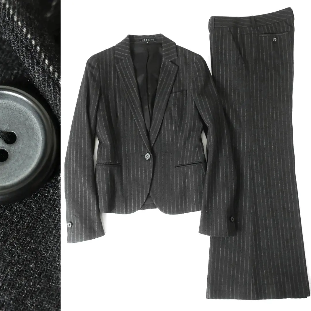 2026年最新】theory カラー：ブラック系 パンツスーツ上下の人気