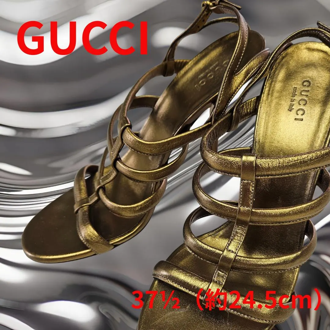 2026年最新】GUCCI カラー：ゴールド系 サンダルの人気アイテム - メルカリ