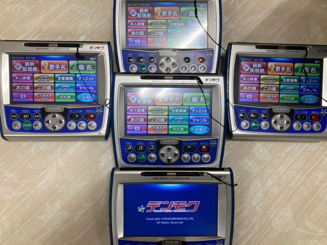 K*r様 DAM デンモクフルセットPM500ZB 新品バッテリー付 3台分