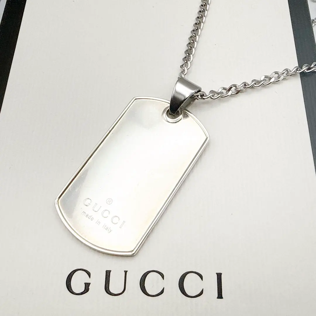 2026年最新】グッチドックタグネックレスの人気アイテム - メルカリ