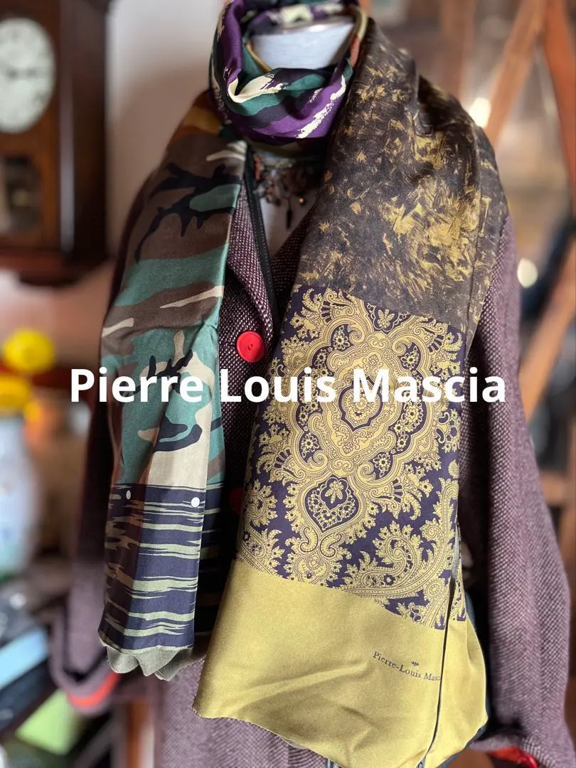 2026年最新】Pierre-Louis Mascia 素材：シルク ストール・ショールの