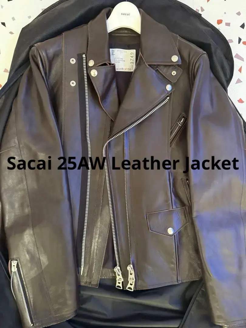 2026年最新】sacai 25ss レザージャケットの人気アイテム - メルカリ