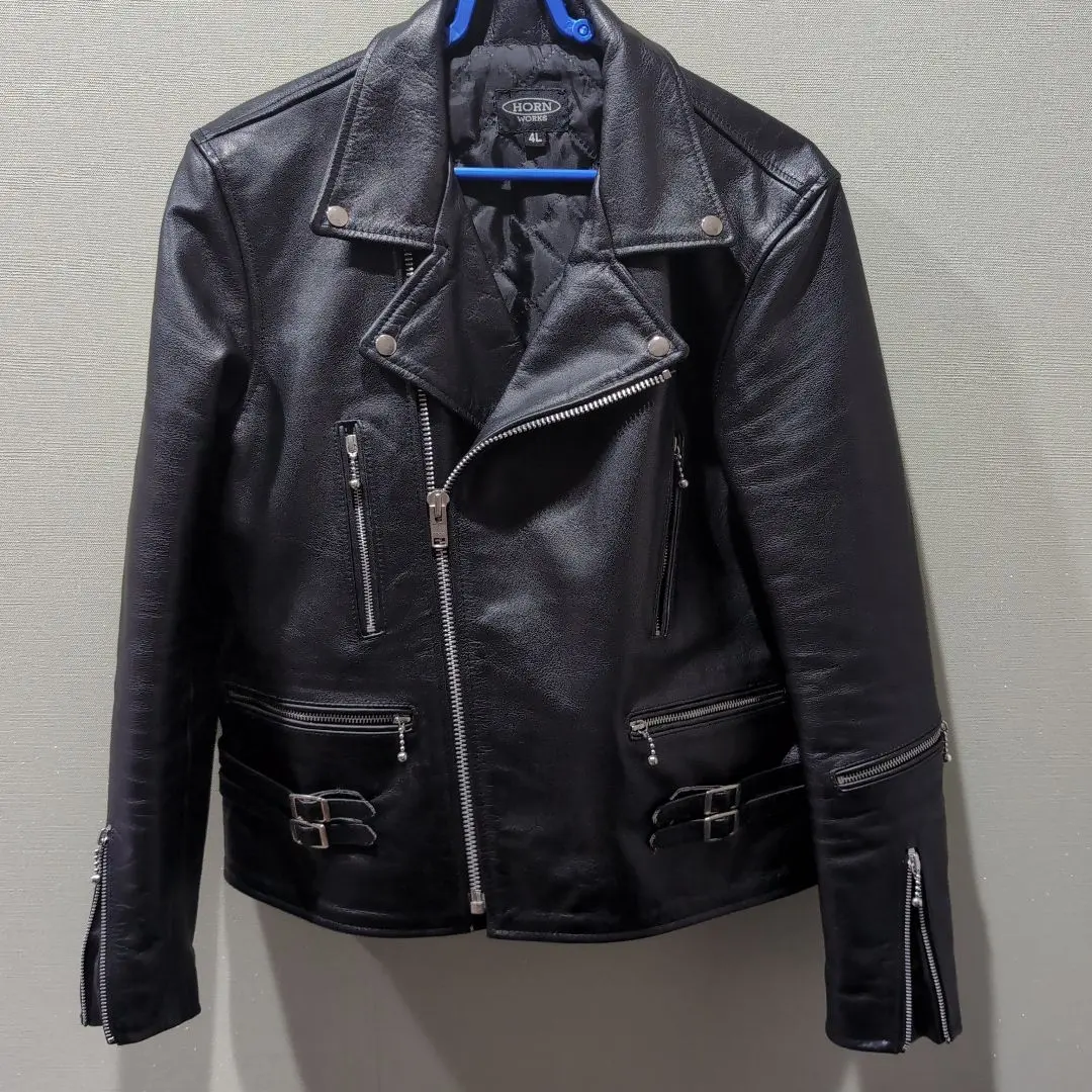 フィクサー FIXER F1 レザーライダース 黒 干場 セミダブル 44|mercari