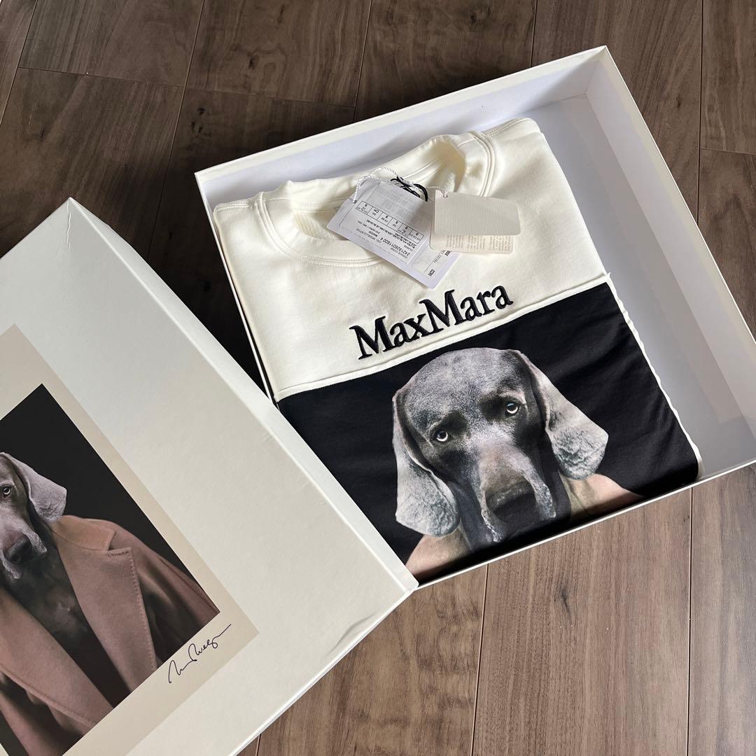 MaxMara 犬プリント トレーナー・スウェット S