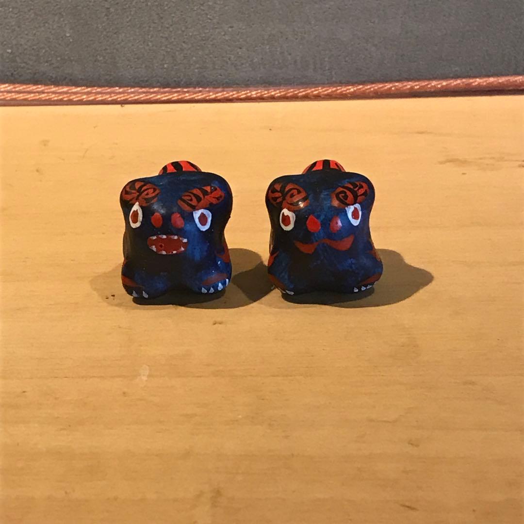 豊永盛人玩具ロードワークス 沖縄琉球張り子 シーサー2個セット - メルカリ