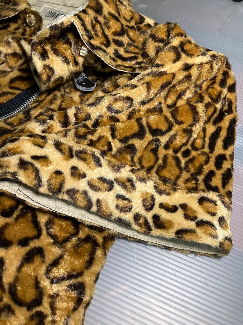 20471120 ヒョウ柄 半袖シャツ レオパード ロック パンク 衣装 M