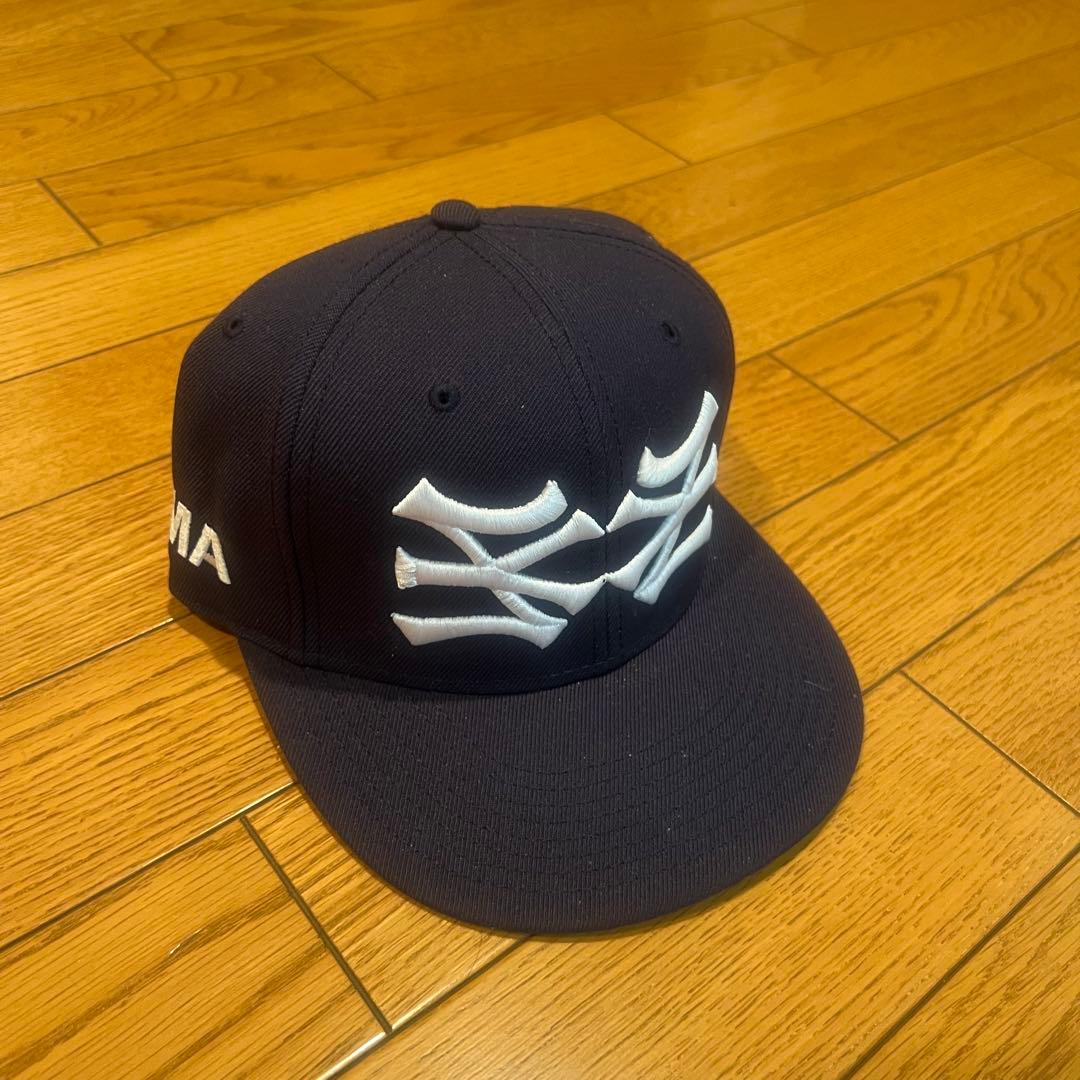 正規品 oMA オマ キャップ ネイビー ニューエラ ニット moma - メルカリ