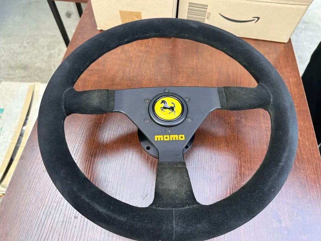 MOMO ステアリングホイール L-14 JDM 14インチ ステアリング ハンドル ディープコーン スタンス USDM