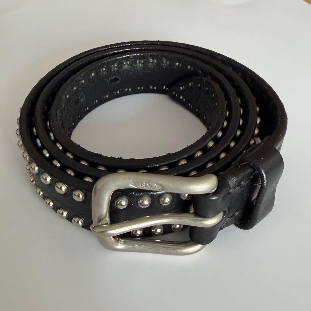 J&M DAVIDSON サイドスタッズベルト 25MM ブラック - メルカリ