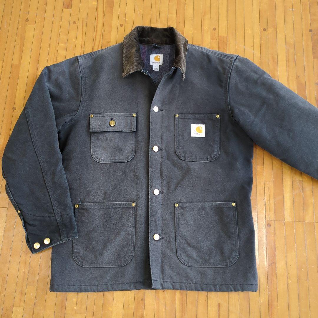 carhartt カーハート チョアコート カバーオール ブラック フェード