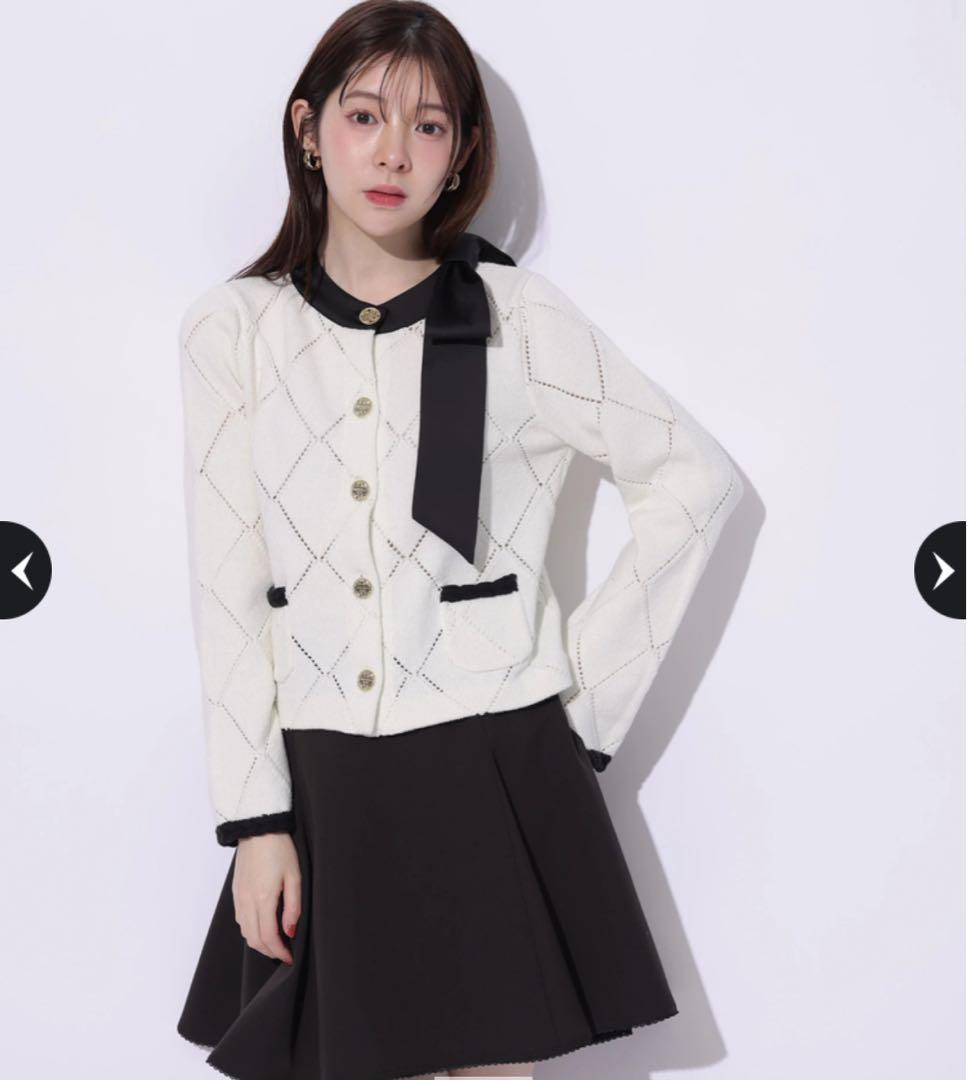 Rirandture Ribbon Knit Jacket - メルカリ