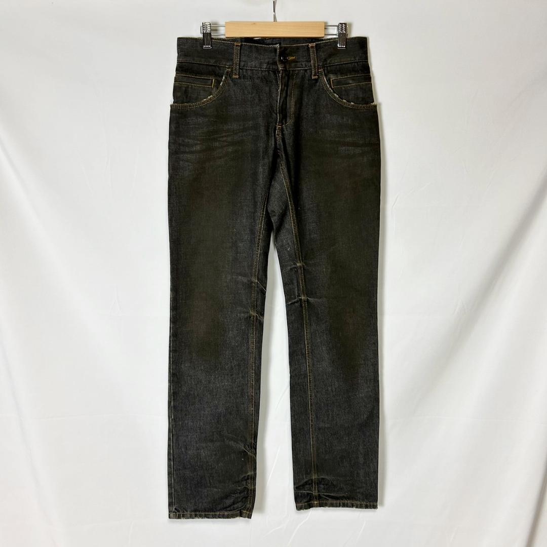 DOLCE&GABBANA ドルガバ コーティング プレートデニムパンツ 44 - メルカリ