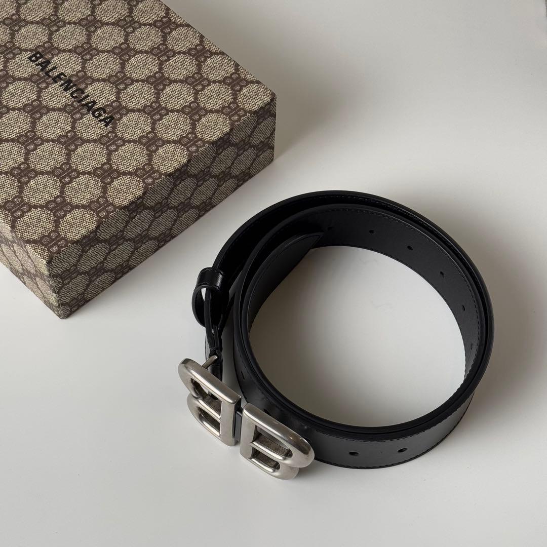 rik様専用】Balenciaga×GUCCI BBロゴ ベルト - メルカリ