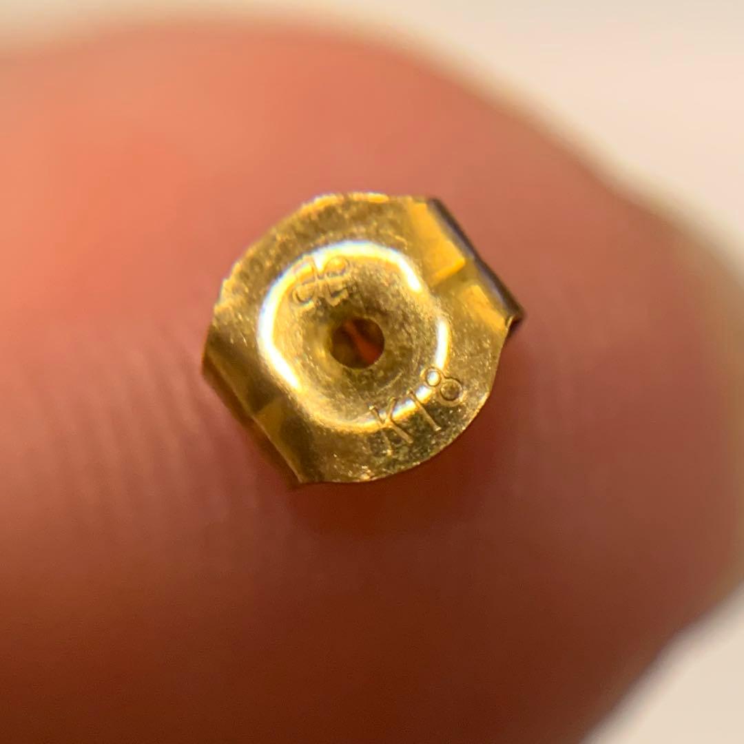 18金 K18（750） ダイヤモンド 0.15ct ピアス＆キャッチ