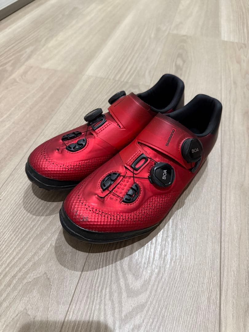 SHIMANO ビンディングシューズ　レッド 歩けるサイクリングシューズ「シマノ・SPDシューズ」｜SHIMANO