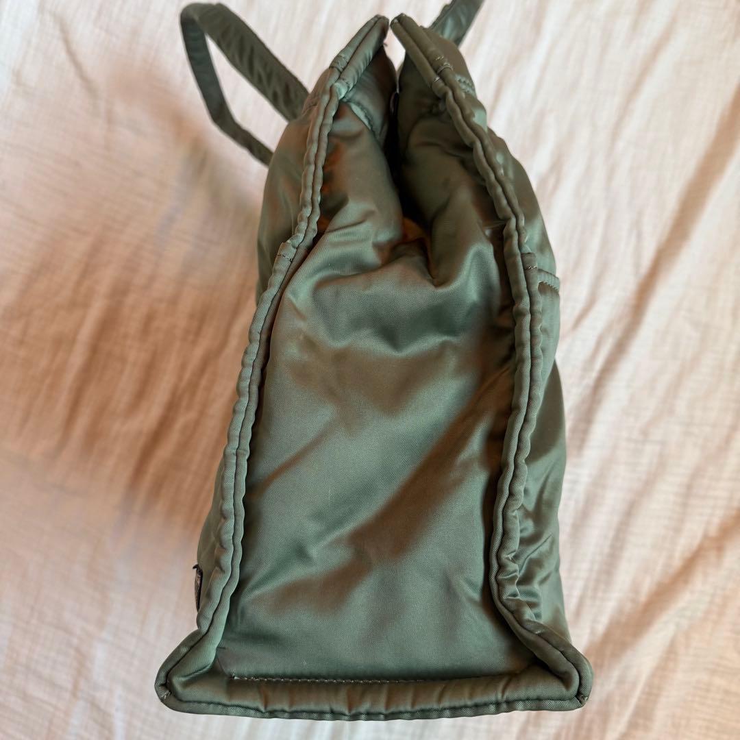 美品☆PORTER ポーター タンカー トートバッグ ナイロン 廃盤品 セージ