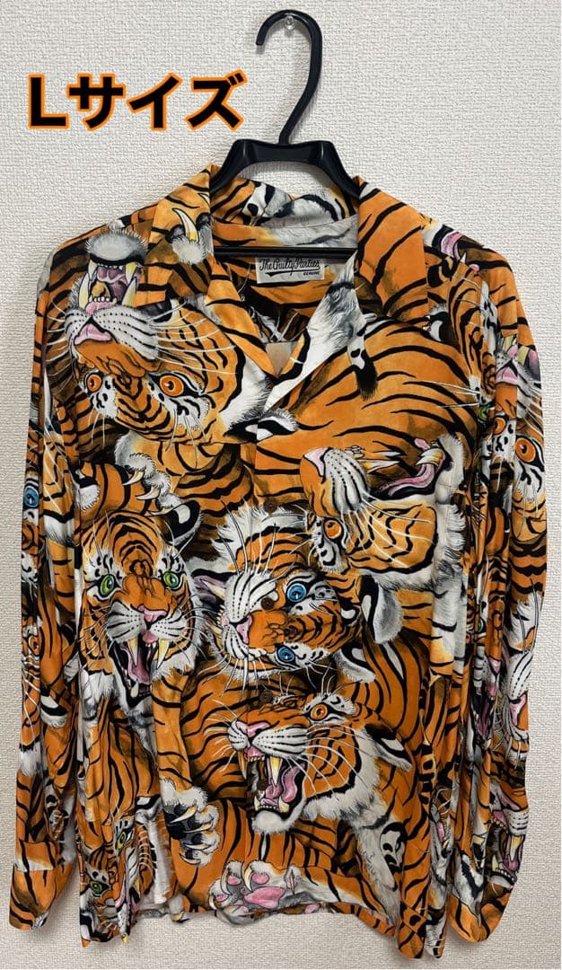 WACKO MARIA ティムリーハイ 虎柄アロハシャツ長袖 Lサイズ - メルカリ