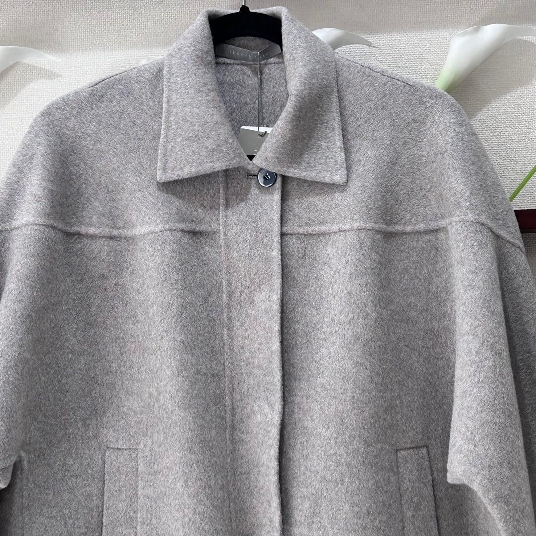 新品☆Theory Luxe ウールコート ダブルフェイスコート カシミヤ混