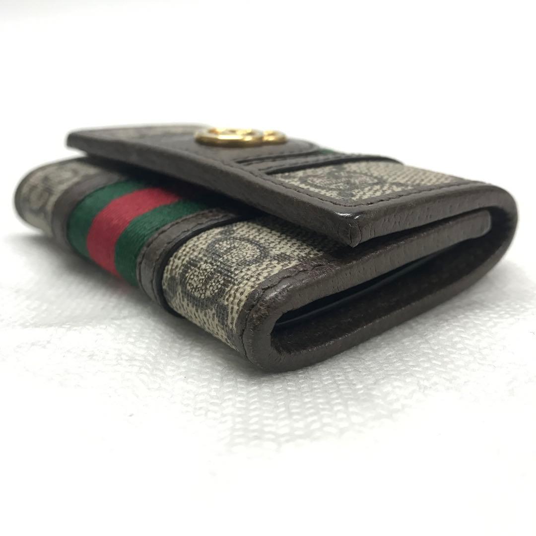 ☆美品☆GUCCI 6連キーケース オフディア GGスプリーム シェリーライン