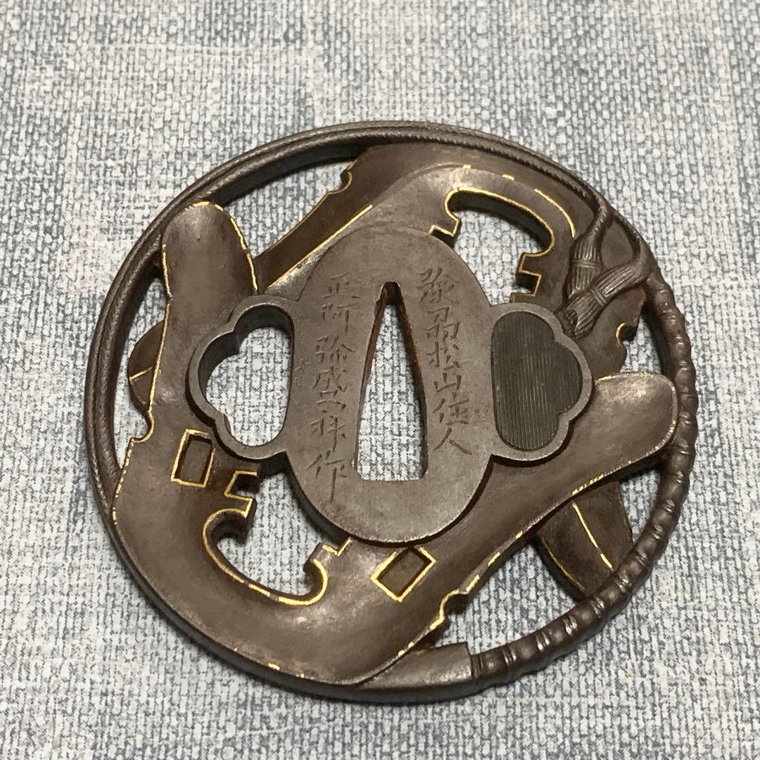 様 日本刀 鍔 4点 骨董