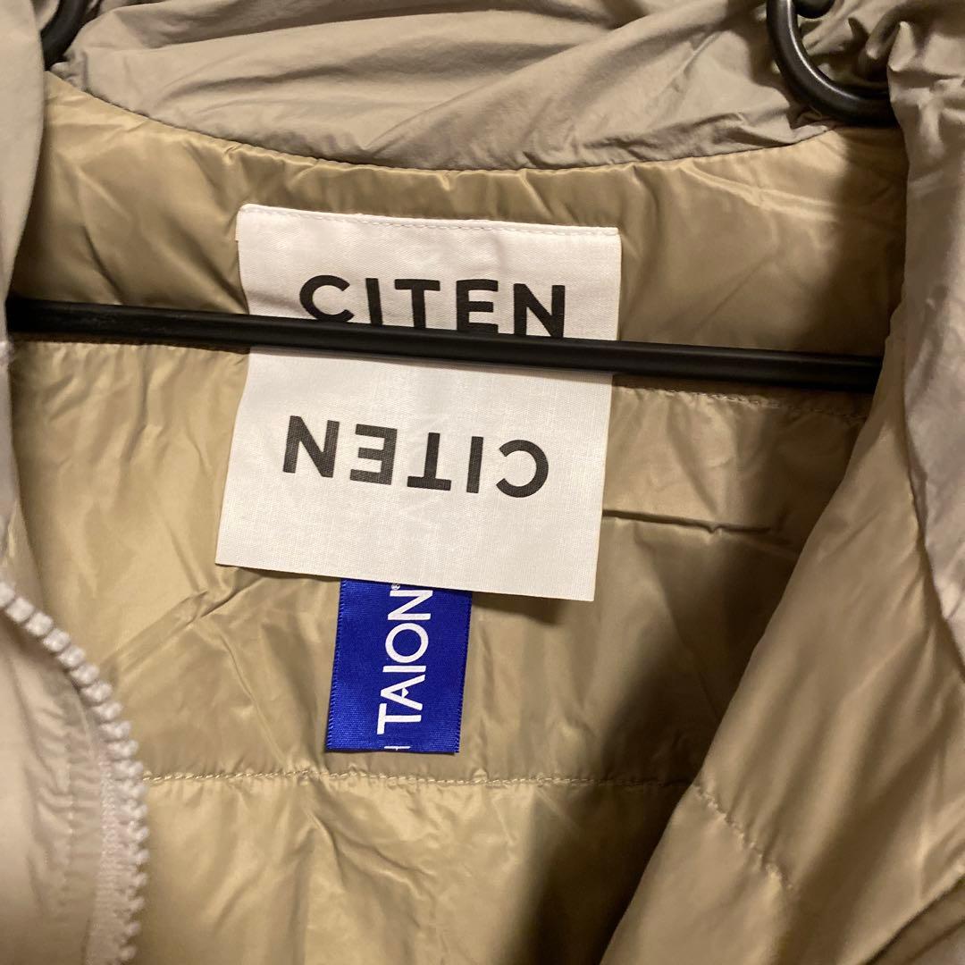 CITEN×TAIONライトグレー ダウンジャケット - メルカリ