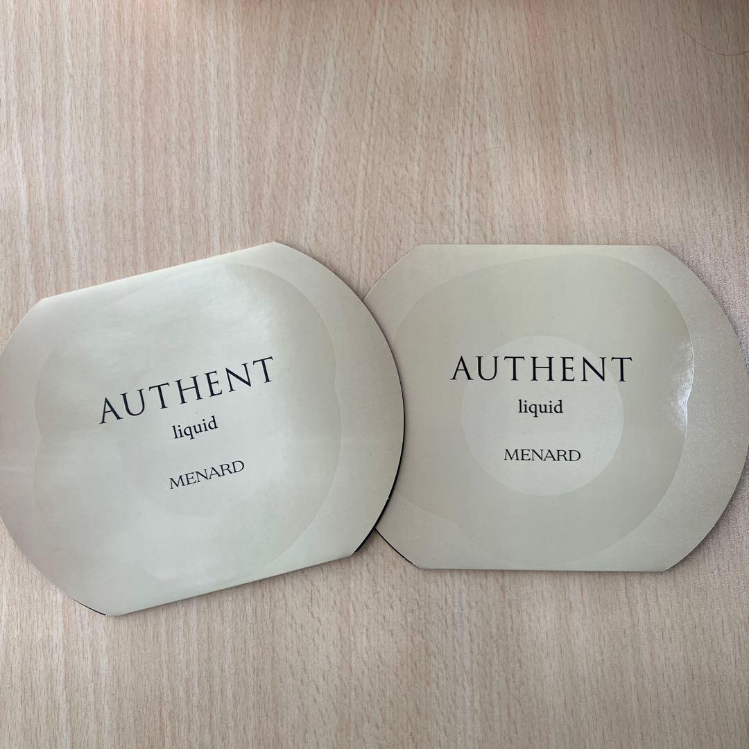 MENARD AUTHENT liquid トライアルセット 0.6ml x 3 - メルカリ