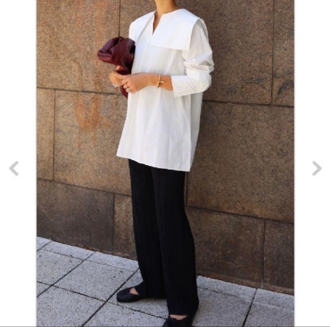 MACHATT ビッグカラー セーラーブラウスシャツ - メルカリ