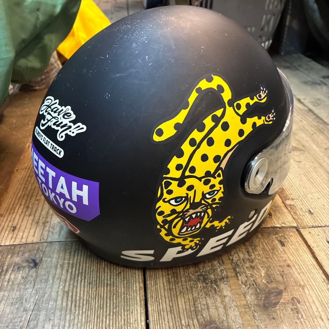 SHOEI ショウエイ　グラムスター　チーター　XLサイズ　マットブラック Webike | SHOEI ショウエイ Glamster CHEETAH CUSTOM CYCLES［グラム