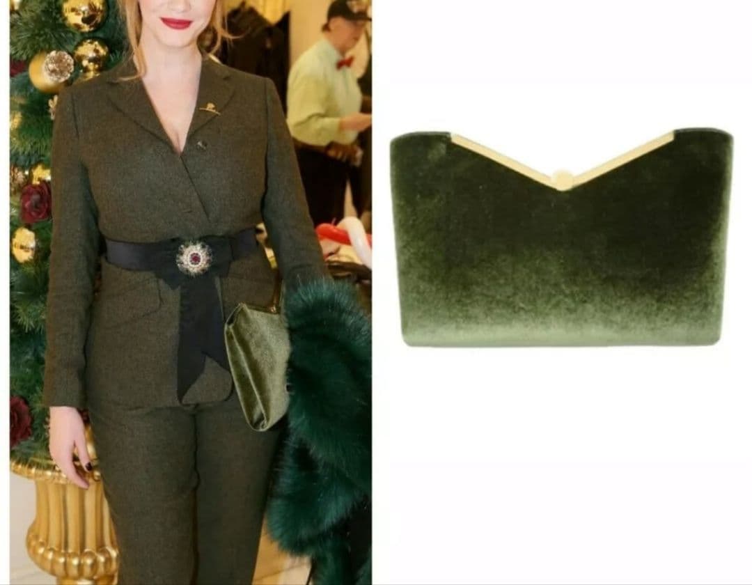 エンポリオアルマーニ ベルベット2way クラッチ ショルダー - メルカリ