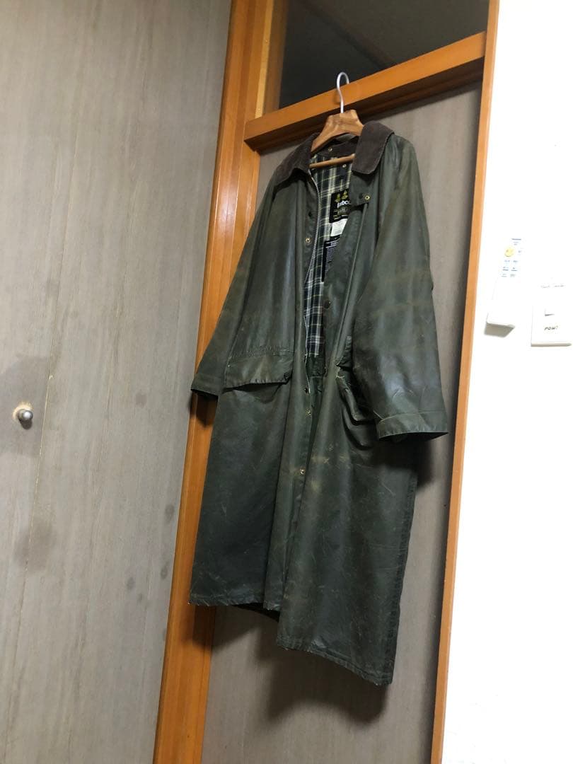 バブアー バーレー 90年頃c42 フード付き - メルカリ