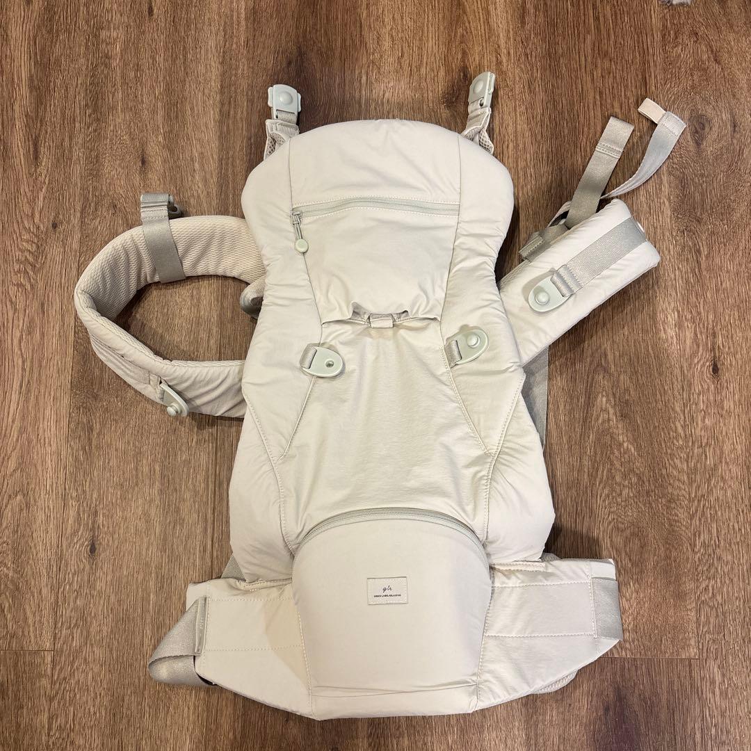 GREEN LABEL RELAXING 抱っこ紐 ホワイト グリーンレーベル リラクシングとコラボレーションした抱っこひも