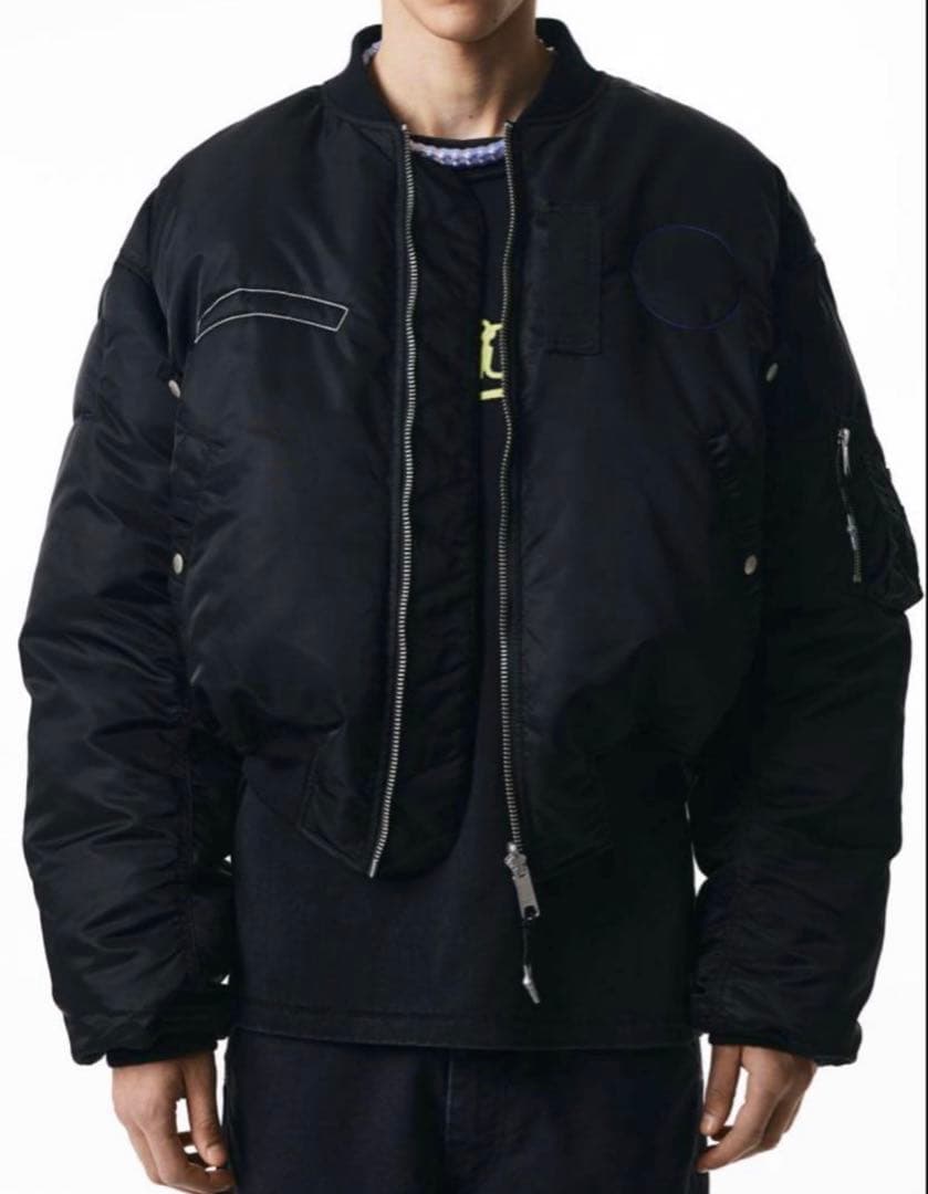 H2 HERON PRESTON × H&M コラボ ジャケット MA-1 - メルカリ