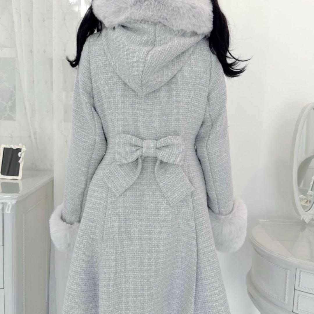 ROJITA バックリボンフーディーコート - メルカリ