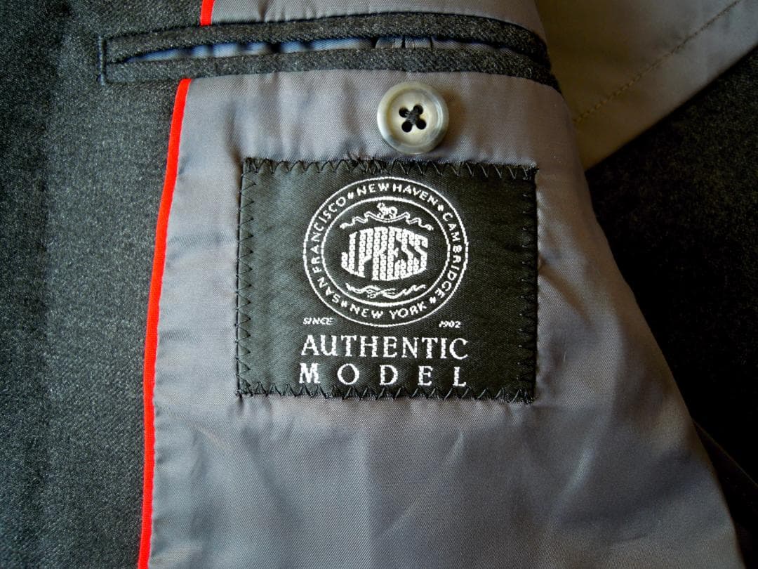 Jプレス\J.PRESS\ ダークグレー 3シーズンスーツ＜AB6＞ Jプレス\J