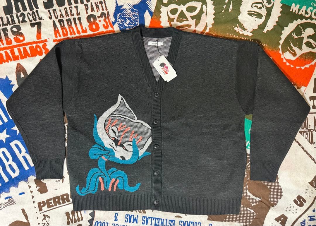 ☆新品グラニフ×ジョジョの奇妙な冒険 猫草｜ウォッシャブルニット