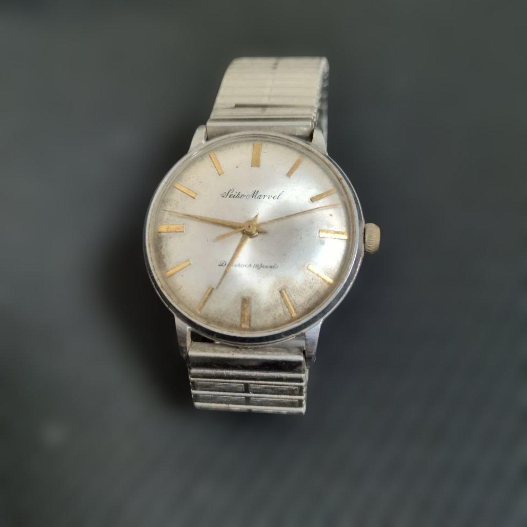 K20) SEIKO Marvel 19石 Diashock 手巻き - メルカリ