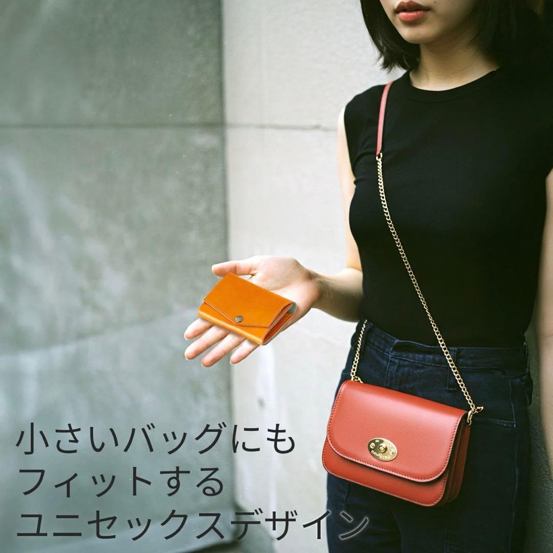 ✨新品未使用品✨現行✨abrAsus waku いっぱい入る小さい財布 イエロー