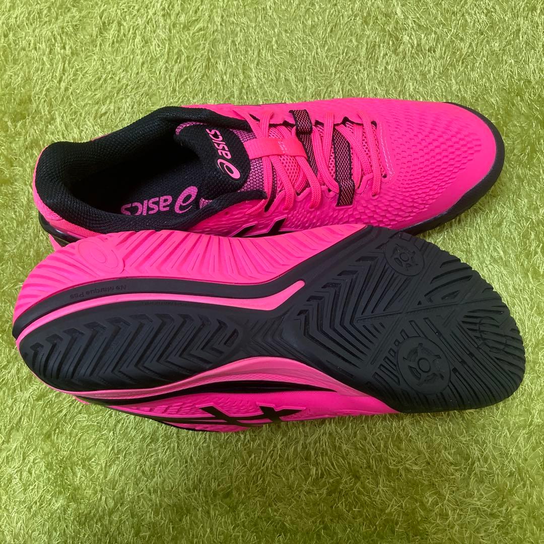 【美品】ASICS GEL-RESOLUTION 9 27.5cm ピンク