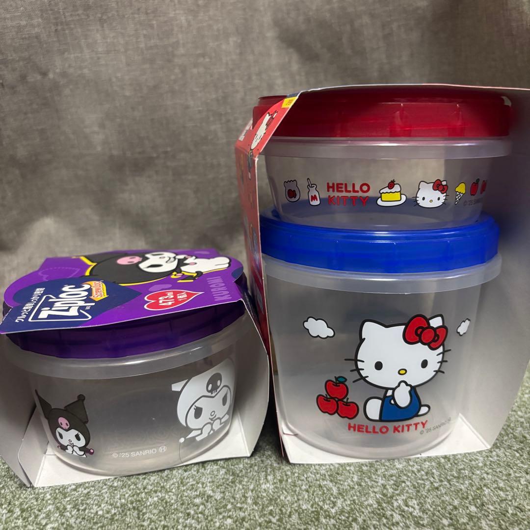 Ziploc ジップロック スクリューロックサンリオセット ハローキティ