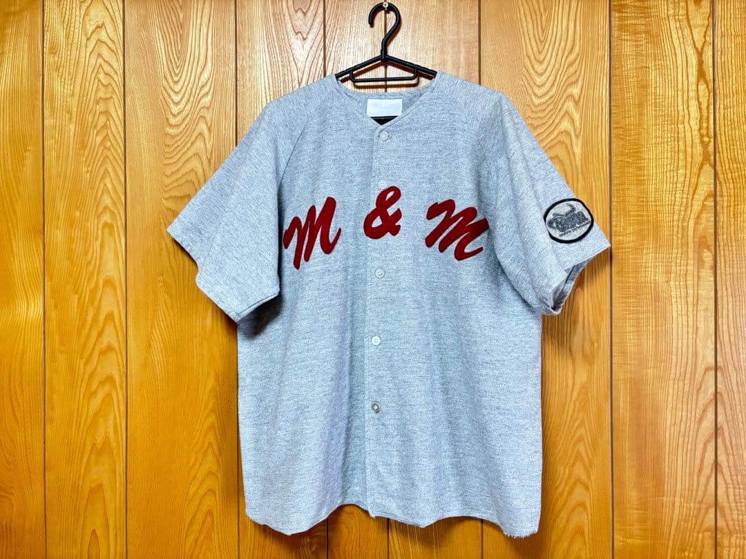 m&mエムアンドエム★鬼レア★1990年代 初期★ベースボールシャツ灰×赤L 90s IRON MAIDEN T-Shirt | VOSTOK