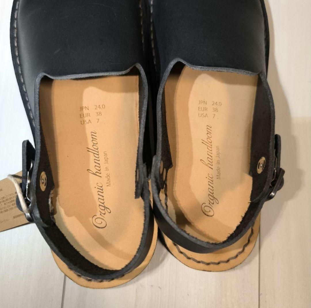 Organic Handloom サボ クロッグ レザーサンダル 24.0cm